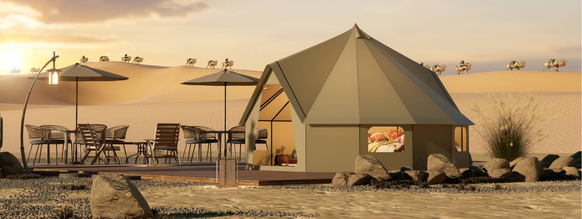 青州市露营酒店帐篷产品